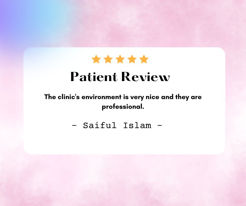 Blue Gradient Aesthetic Testimonial Facebook Post